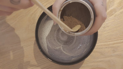 Hojicha et chashaku